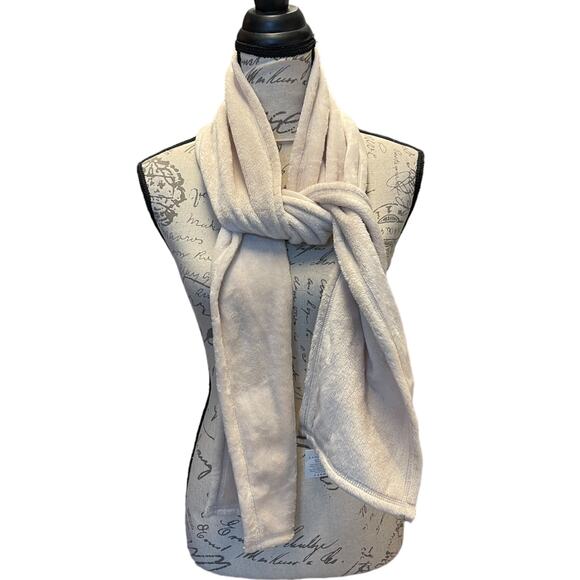 Lands' End Creme Brulee Heavenly Fleece Scarf OS - Picture 1 of 2